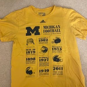 Adidas Michigan Football TShirt